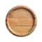 Hello Honey® 16" Round Glass Cloche with Mango Wood Base